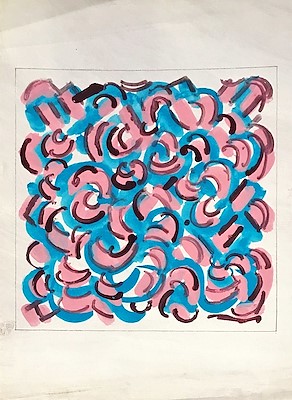 M. Turgul Anday imzalı tablo — Karışık Teknik, 25×34 cm, 500 TL müzayede satışı