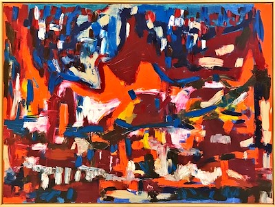 Feryat Aydemir imzalı tablo — Yağlı Boya, 130×170 cm, 10.000 TL müzayede satışı
