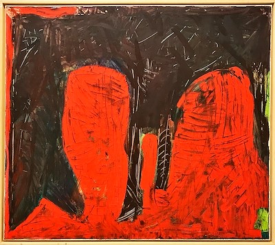 Feryat Aydemir imzalı tablo — Yağlı Boya, 110×130 cm, 14.000 TL müzayede satışı