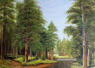 Hatice Korkmaz imzalı tablo — Yağlı Boya, 70×50 cm, 750 TL müzayede satışı