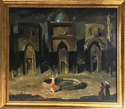 Tamaz Khutsishvili imzalı tablo — Yağlı Boya, 53×49 cm, 400 TL müzayede satışı