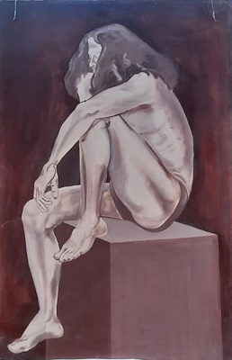 Türkan Arabacıoğlu imzalı tablo — Yağlı Boya, 102×70 cm, 400 TL müzayede satışı