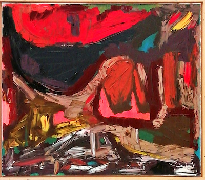 Feryat Aydemir imzalı tablo — Yağlı Boya, 100×110 cm, 5.000 TL müzayede satışı
