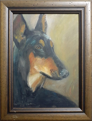 Mustafa Asım imzalı tablo — Yağlı Boya, 25×35 cm, 750 TL müzayede satışı