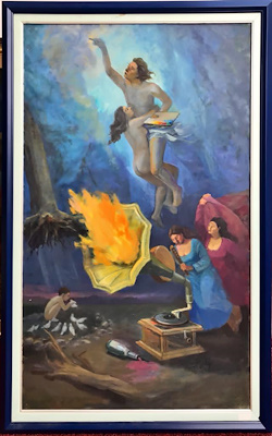 Yaşar Çallı imzalı tablo — Yağlı Boya, 63×100 cm, 2.000 TL müzayede satışı