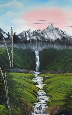 Ayşe Şimşek imzalı tablo — Yağlı Boya, 50×80 cm, 500 TL müzayede satışı