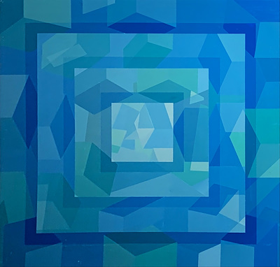 Zihni Özil imzalı tablo — Yağlı Boya, 100×100 cm, 4.250 TL müzayede satışı