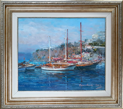 İldar Ahmet Veli imzalı tablo — Yağlı Boya, 50×60 cm, 2.000 TL müzayede satışı