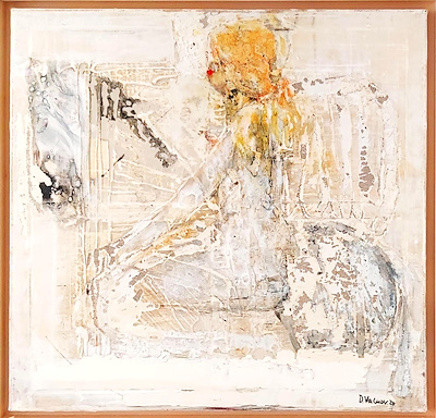 Deyan Valkov imzalı tablo — Karışık Teknik, 70×70 cm, 4.500 TL müzayede satışı