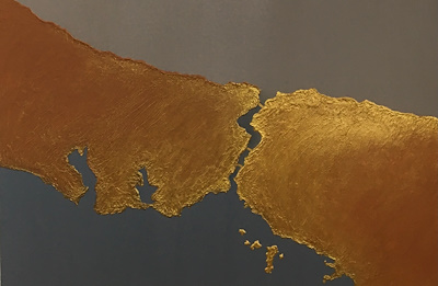 Setareh Joulaei imzalı tablo — Karışık Teknik, 80×120 cm, 1.700 TL müzayede satışı