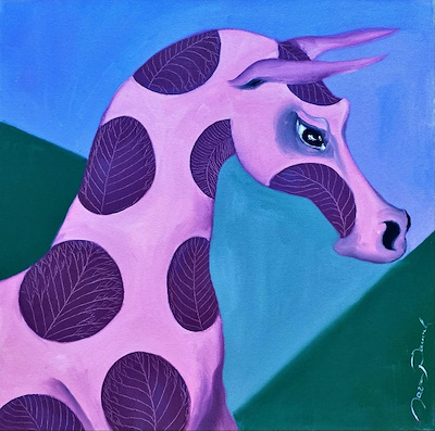 Nazan Pamuk imzalı tablo — Akrilik Boya, 50×50 cm, 900 TL müzayede satışı