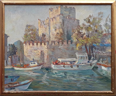 Gürsel Tunalı imzalı tablo — Yağlı Boya, 55×70 cm, 1.750 TL müzayede satışı