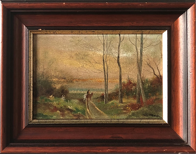 Ohannes Bark imzalı tablo — Yağlı Boya, 30×20 cm, 600 TL müzayede satışı