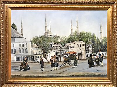 Bengi Türkoğlu imzalı tablo — Yağlı Boya, 70×50 cm, 3.000 TL müzayede satışı