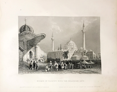 William Henry Bartlett imzalı tablo — Gravür, 21×27 cm, 100 TL müzayede satışı