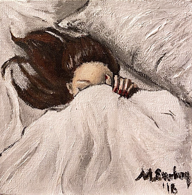 Merve Erabay imzalı tablo — Akrilik Boya, 10×10 cm, 200 TL müzayede satışı