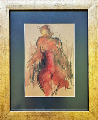 Şenay Öztürk imzalı tablo — Karışık Teknik, 17×25 cm, 250 TL müzayede satışı