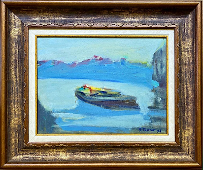 Sabahattin Tuncer imzalı tablo — Yağlı Boya, 40×30 cm, 2.500 TL müzayede satışı