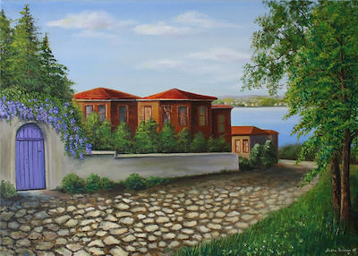 Hatice Korkmaz imzalı tablo — Yağlı Boya, 50×70 cm, 800 TL müzayede satışı