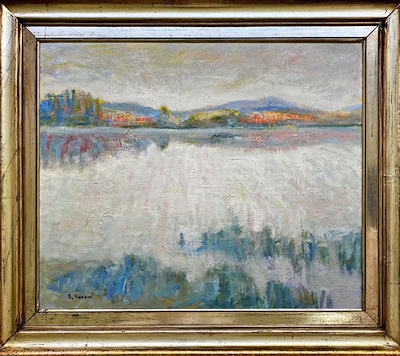 Sabahattin Tuncer imzalı tablo — Yağlı Boya, 60×50 cm, 4.500 TL müzayede satışı