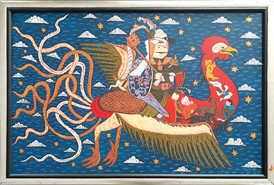 Beyda Gezer imzalı tablo — Akrilik Boya, 100×64 cm, 1.500 TL müzayede satışı