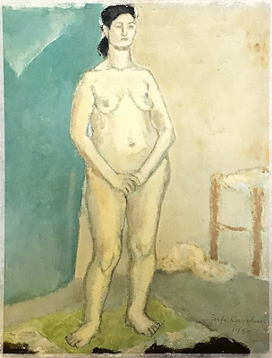 Jerfi Kayıhan imzalı tablo — Yağlı Boya, 32×44 cm, 300 TL müzayede satışı