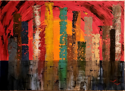 Erman Çobanoğlu imzalı tablo — Yağlı Boya, 50×70 cm, 350 TL müzayede satışı