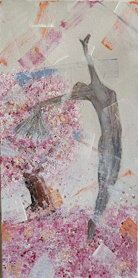Yasemin Çetinkaya imzalı tablo — Akrilik Boya, 20×40 cm, 250 TL müzayede satışı