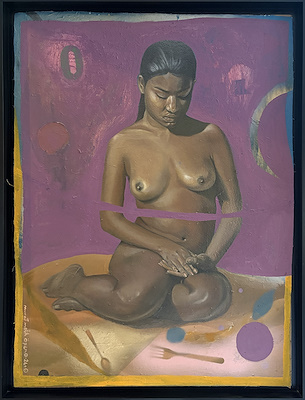 Murat Melih Özen imzalı tablo — Yağlı Boya, 90×65 cm, 1.700 TL müzayede satışı