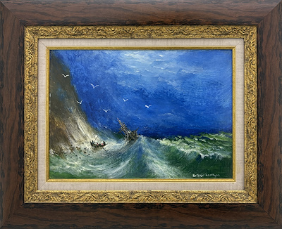 Krikor Zarifyan imzalı tablo — Yağlı Boya, 25×35 cm, 22.500 TL müzayede satışı