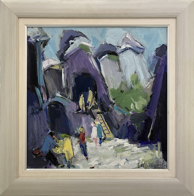 Metin Gönül imzalı tablo — Yağlı Boya, 50×50 cm, 17.000 TL müzayede satışı