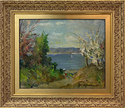 Adil Doğançay imzalı tablo — Yağlı Boya, 40×33 cm, 39.000 TL müzayede satışı