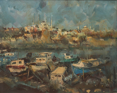 Tuncay Şevketoğlu imzalı tablo — Yağlı Boya, 80×100 cm, 32.500 TL müzayede satışı