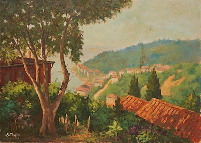 Bahri Töraydın imzalı tablo — Yağlı Boya, 50×70 cm, 10.000 TL müzayede satışı
