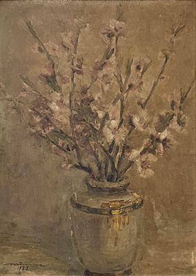 Naim Uludoğan imzalı tablo — Yağlı Boya, 32×24 cm, 20.000 TL müzayede satışı