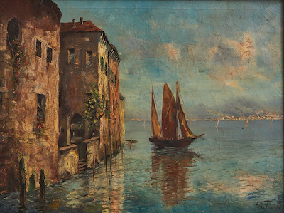 F.k.tnavcı imzalı tablo — Yağlı Boya, 60×80 cm, 12.000 TL müzayede satışı