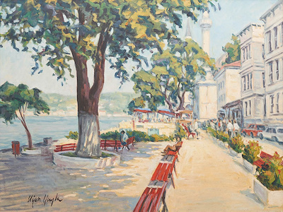 Uğur Yayla imzalı tablo — Yağlı Boya, 60×80 cm, 14.000 TL müzayede satışı