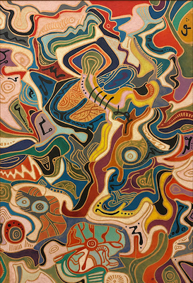 Melih Gaziler imzalı tablo — Guaj, 50×33 cm, 4.000 TL müzayede satışı