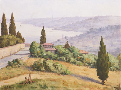 Bahri Töraydın imzalı tablo — Yağlı Boya, 60×80 cm, 12.000 TL müzayede satışı