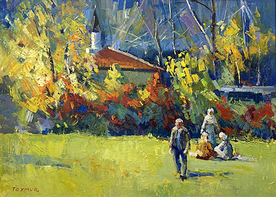 Teymur Ağalıoğlu imzalı tablo — Yağlı Boya, 50×70 cm, 28.500 TL müzayede satışı