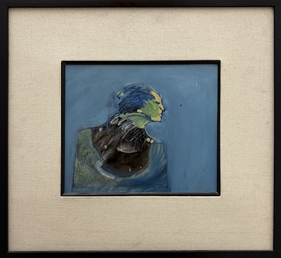 Ali Kotan imzalı tablo — Karışık Teknik, 25×30 cm, 20.000 TL müzayede satışı