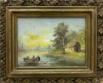 Lev Kar imzalı tablo — Yağlı Boya, 18×25 cm, 13.000 TL müzayede satışı