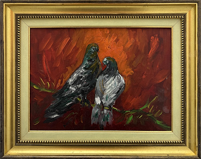 Nevin Özeren imzalı tablo — Yağlı Boya, 30×40 cm, 5.000 TL müzayede satışı