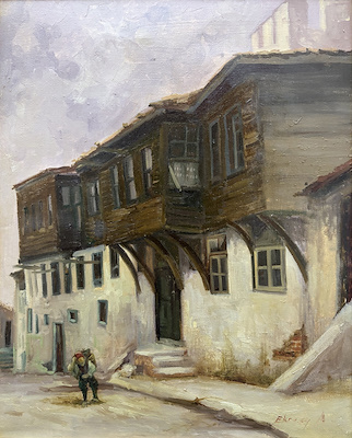 Ekrem Besim Aydar imzalı tablo — Yağlı Boya, 50×40 cm, 9.000 TL müzayede satışı
