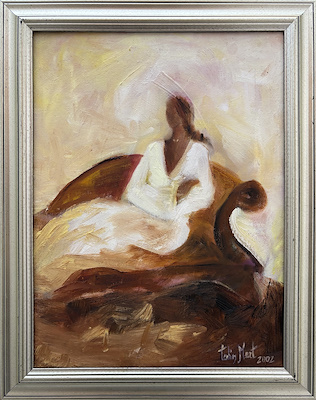 Talin Mert imzalı tablo — Yağlı Boya, 40×30 cm, 5.000 TL müzayede satışı
