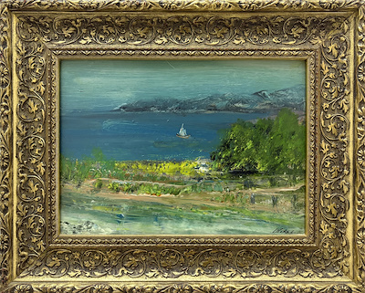 Habib Gerez imzalı tablo — Yağlı Boya, 25×35 cm, 10.000 TL müzayede satışı