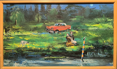 Alp Tamer Ulukılıç imzalı tablo — Yağlı Boya, 40×70 cm, 80.000 TL müzayede satışı