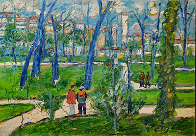 Murat Mizrahi imzalı tablo — Yağlı Boya, 100×140 cm, 90.000 TL müzayede satışı