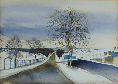 Turan Erol imzalı tablo — Sulu Boya, 25×35 cm, 165.000 TL müzayede satışı