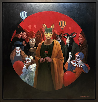 Soner Çakmak imzalı tablo — Yağlı Boya, 130×125 cm, 200.000 TL müzayede satışı